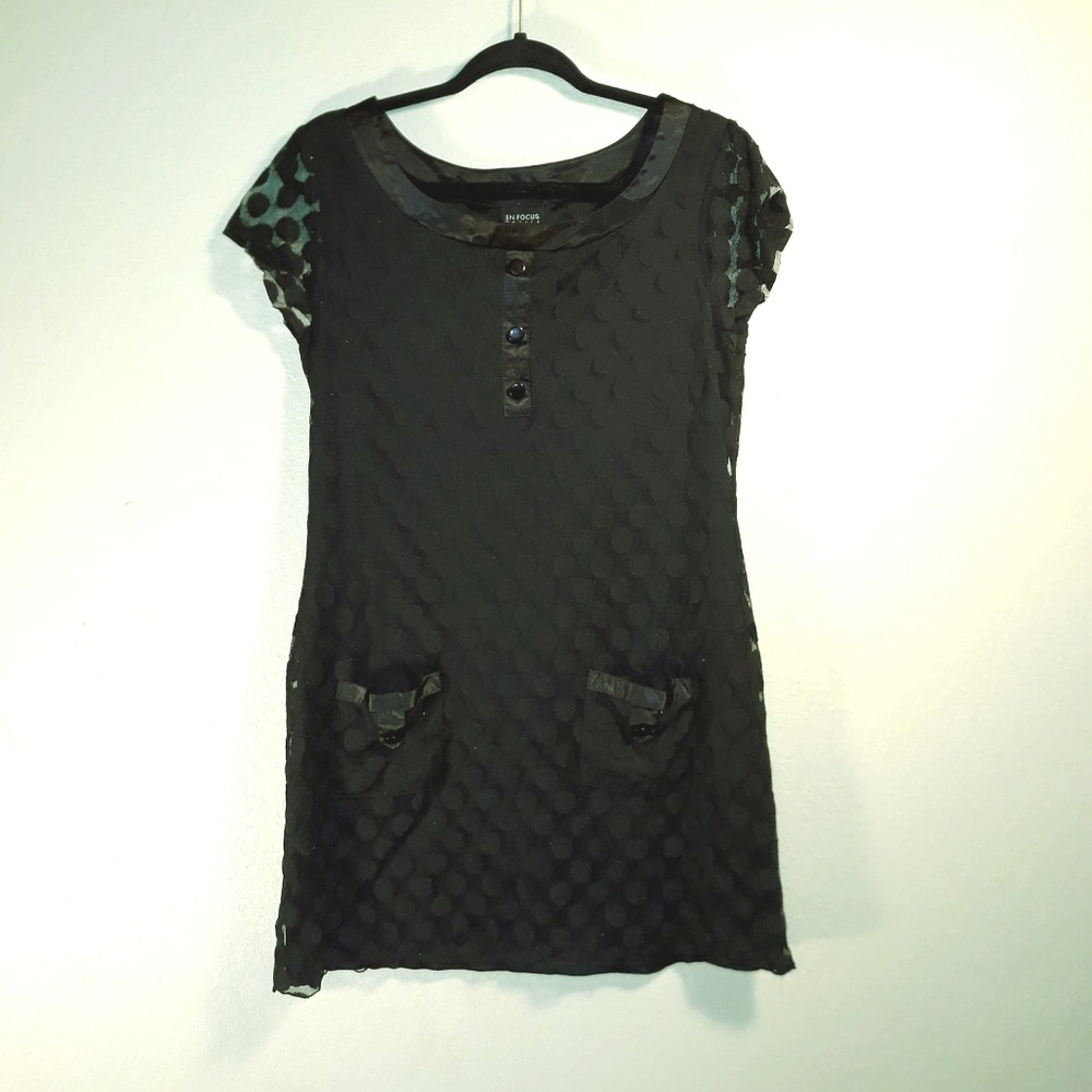 ENFOCUS Petite Little Black Dress size 14P 006